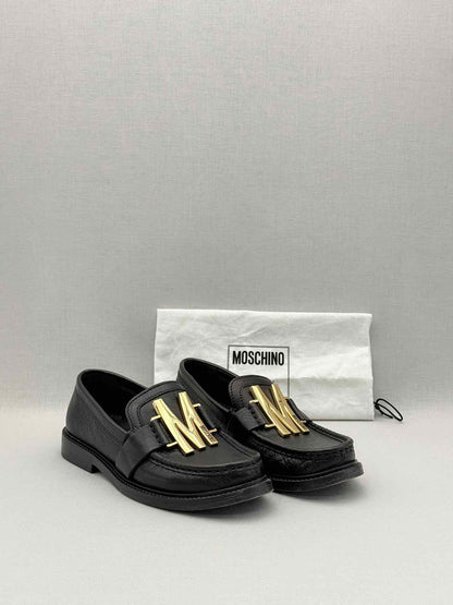 MOSCHINO College Black Size EU 37 Loafers