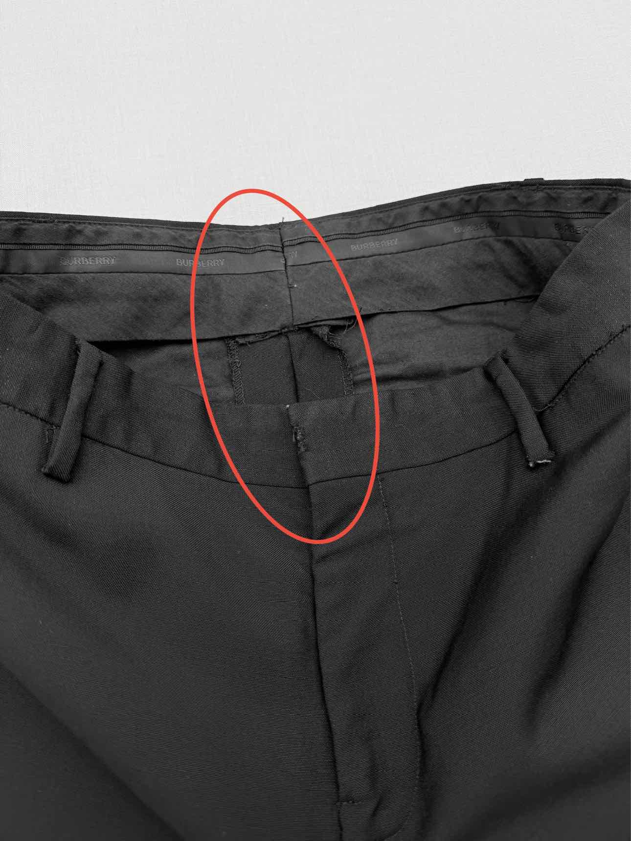 BURBERRY Black Size Medium Pants