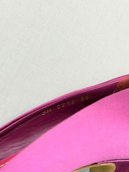 DIOR Fuchsia Crystal Embellished Size EU 38 Pumps
