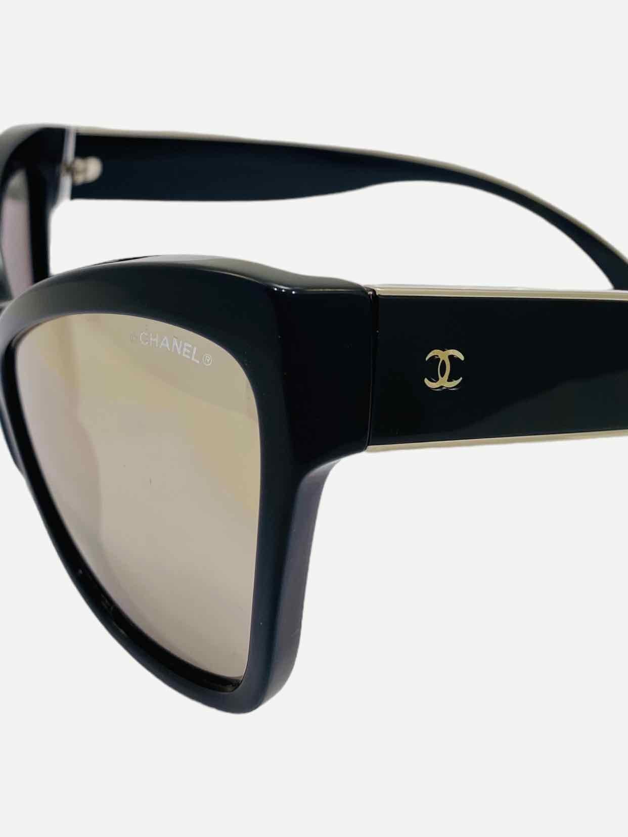 CHANEL Black Sunglasses