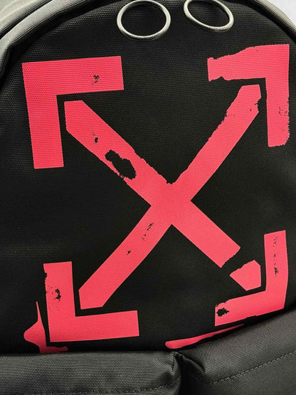 OFF-WHITE Arrow Black & Red Backpack