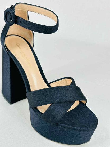 GIANVITO ROSSI Black Size EU 36 Heeled Sandals