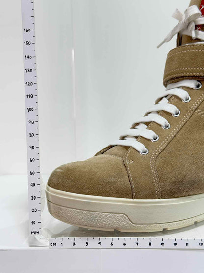 PRADA Beige Suede EU Shoe Size 38.5 Ankle Boots