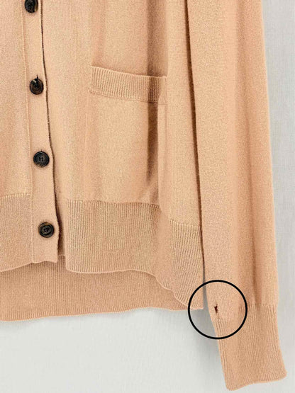 CELINE Nude Size Small Cardigan