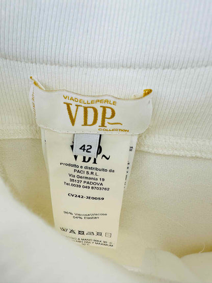 VDP Relaxed Fit White Size US 6 Top & Pants Outfit