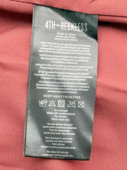 4TH & RECKLESS Maroon Size Large Midi Dress