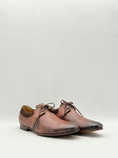 GUCCI Brown Suede Trim Size EU 41.5 Oxfords