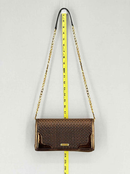 BURBERRY Wallet on Chain Brown Latticing Crossbody