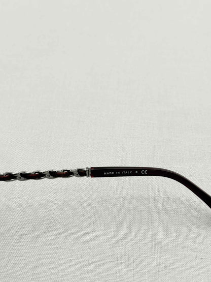 CHANEL Burgundy Sunglasses