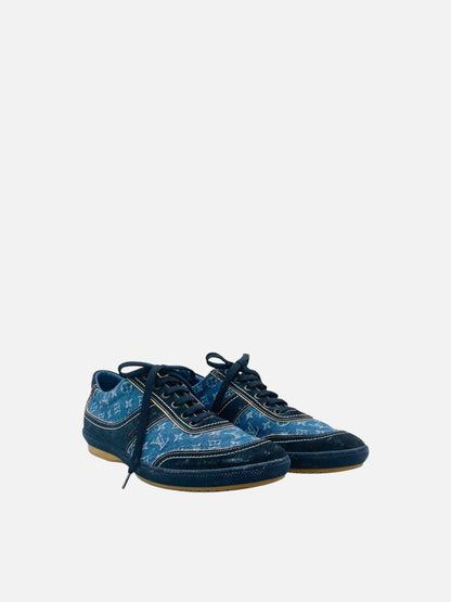 LOUIS VUITTON Denim Monogram Size EU 41 Sneakers