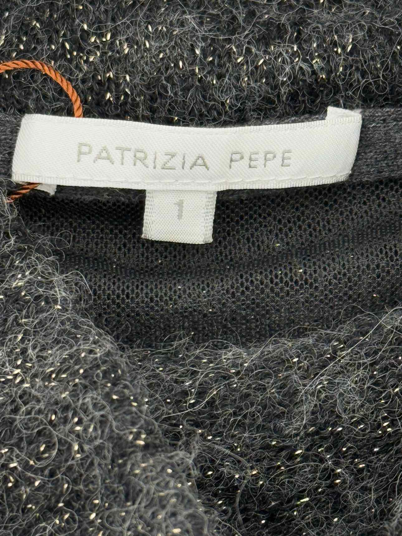 PATRIZIA PEPE Turtleneck Black Size Small Sweater