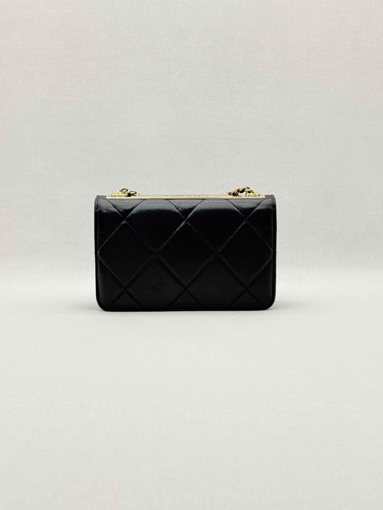 CHANEL Trendy CC WOC Black Quilted Shoulder Bag