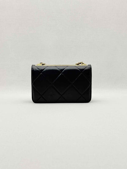 CHANEL Trendy CC WOC Black Quilted Shoulder Bag