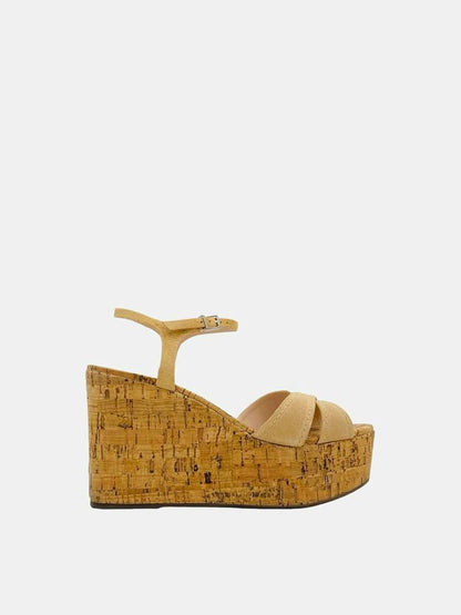 SCHUTZ Bellina Beige Wedges