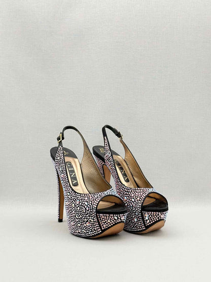 GINA Black Size EU 38 Platform Sandals