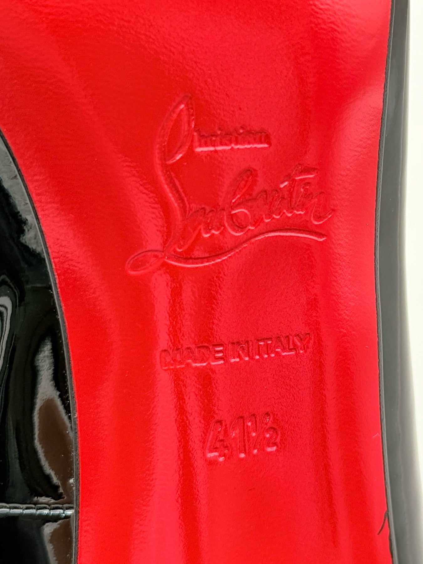 CHRISTIAN LOUBOUTIN Pigalle Black Size EU 41.5 Pumps