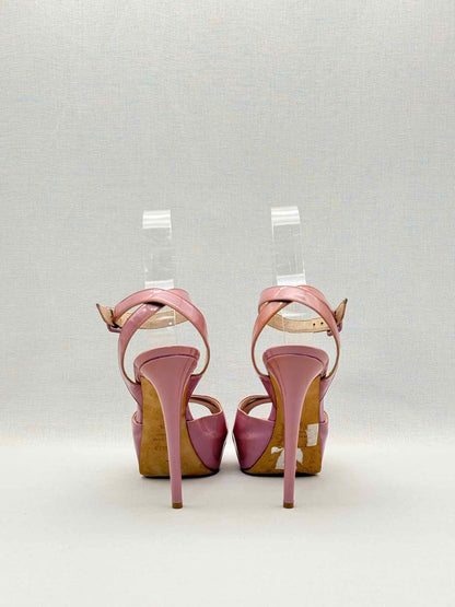 LE SILLA Pale Pink Size EU 39.5 Platform Sandals