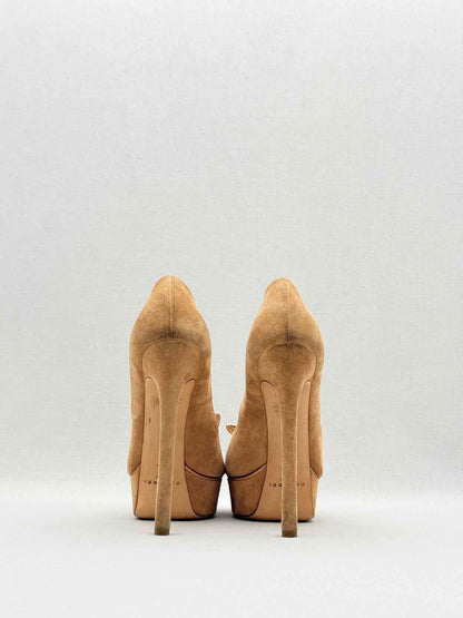 CASADEI Beige Butterfly Accent Size EU 37 Open toe