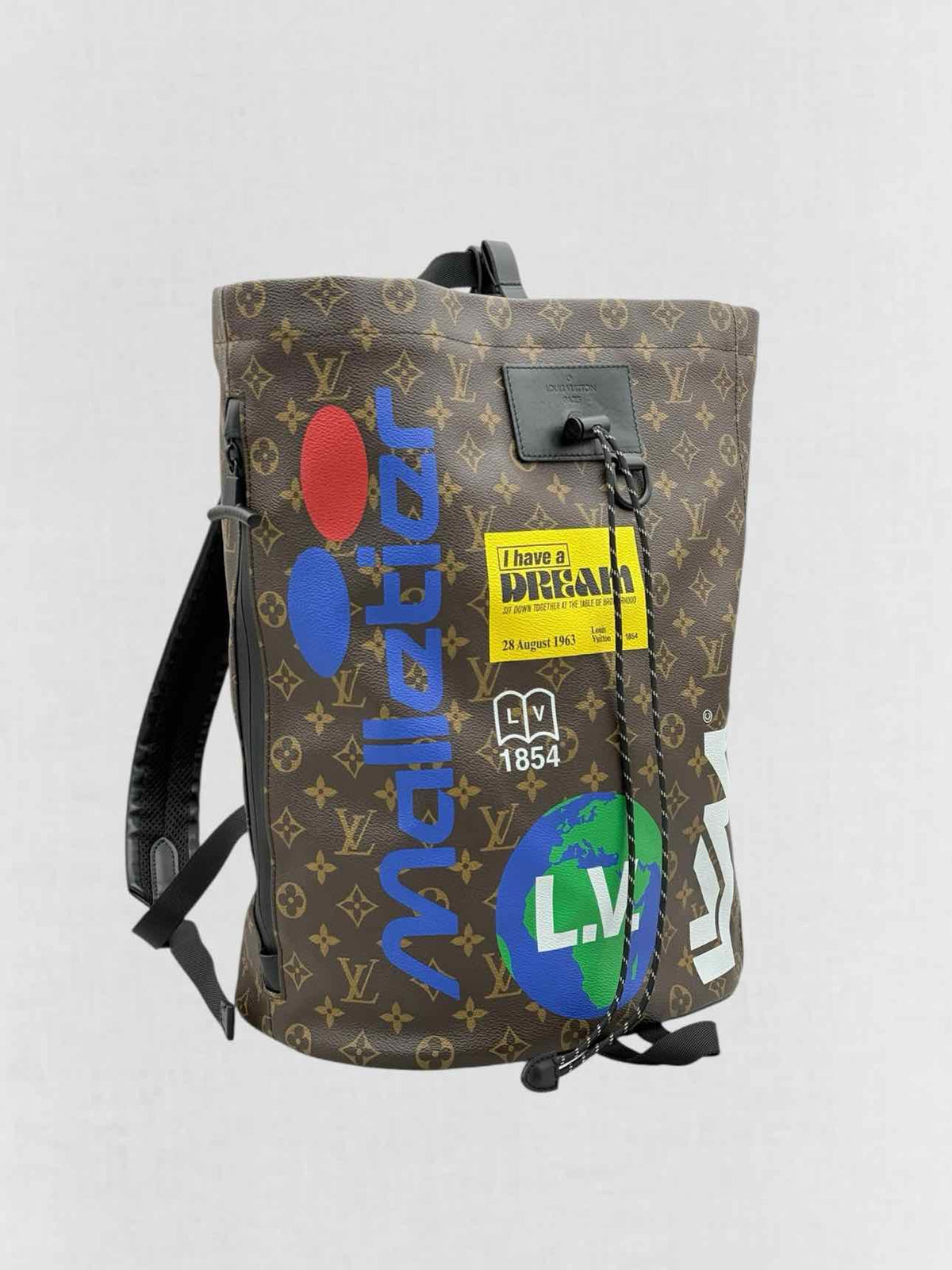 LOUIS VUITTON Limited Edition Brown Multicolor Backpack