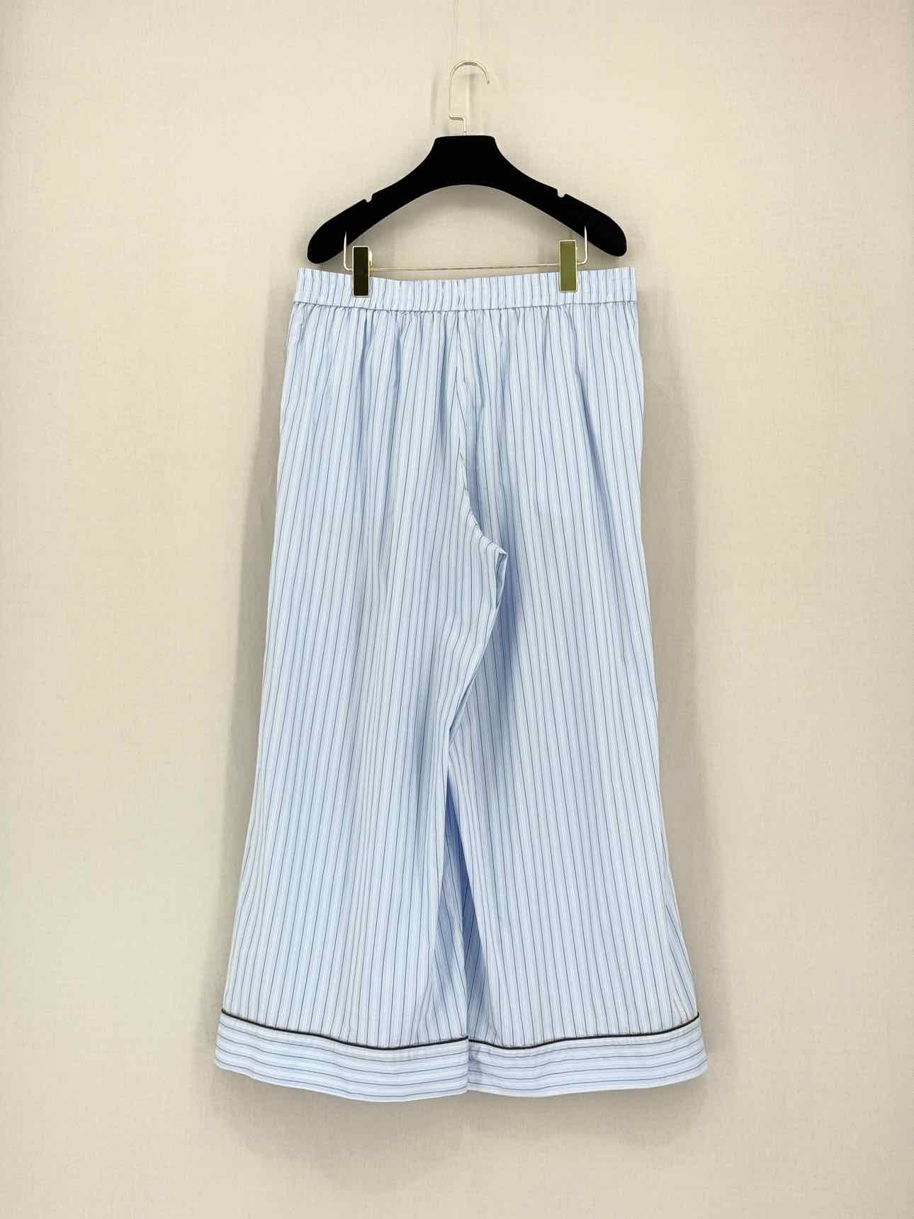 LIME Blue & White Pinstripe Size XLarge Pants