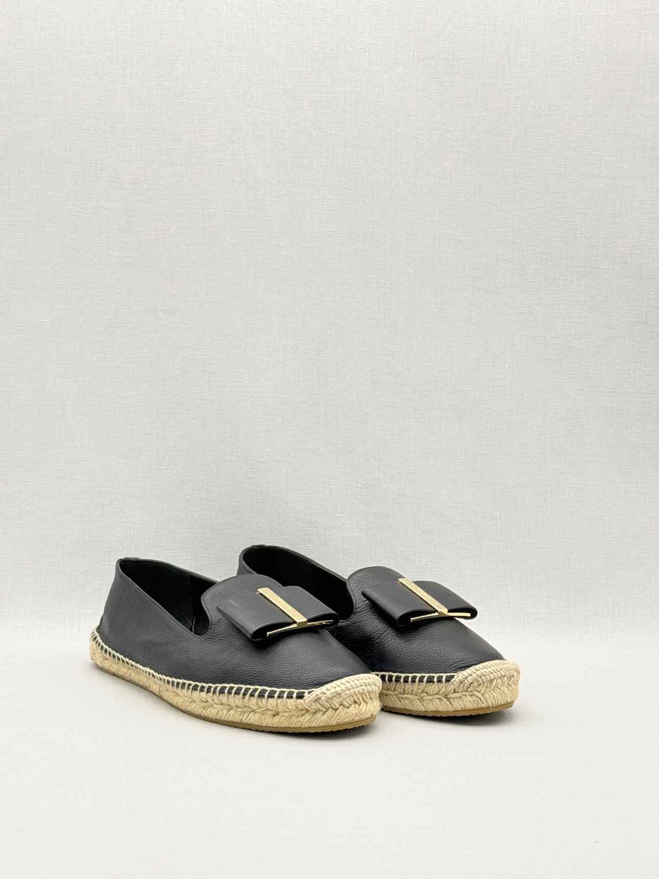 SALVATORE FERRAGAMO Sannio Black Size EU 39.5 Flats