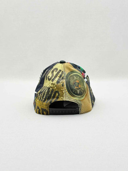 MOSCHINO COUTURE Blue Multicolor Cap