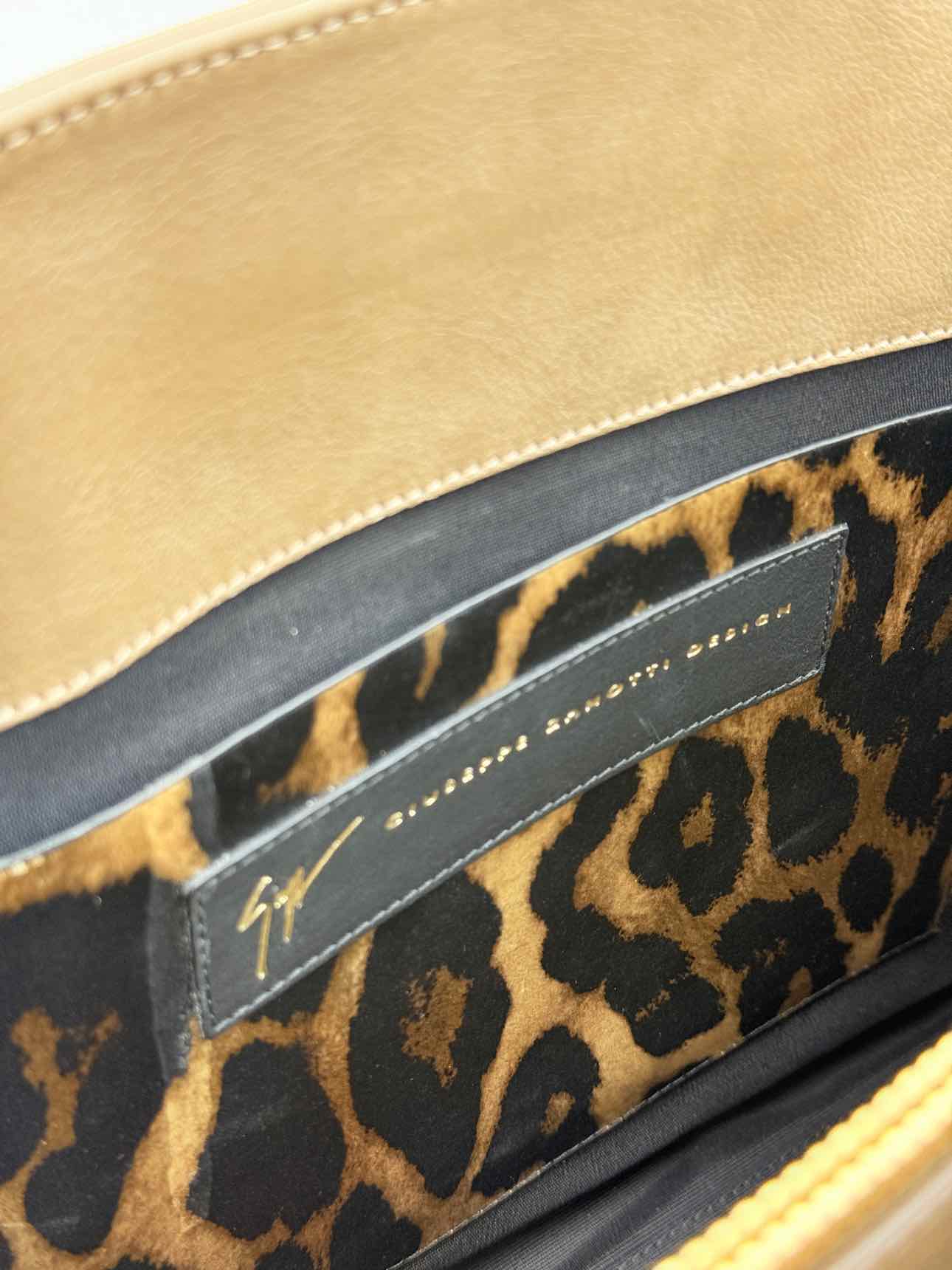 GUISEPPE ZANOTTI Angelina Taupe Top Handle