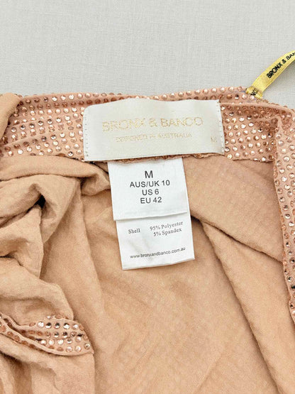BRONX & BANCO Metallic Peach Size Medium Outfit Set