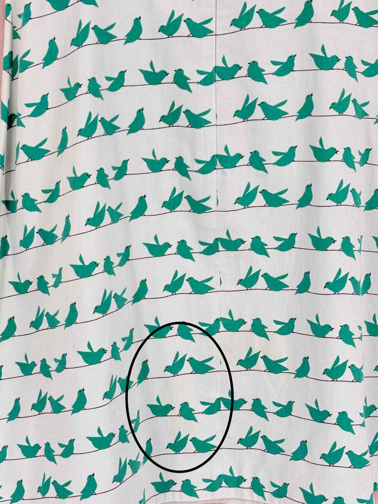HUGO White & Green Printed Size Small Knee Length Dress