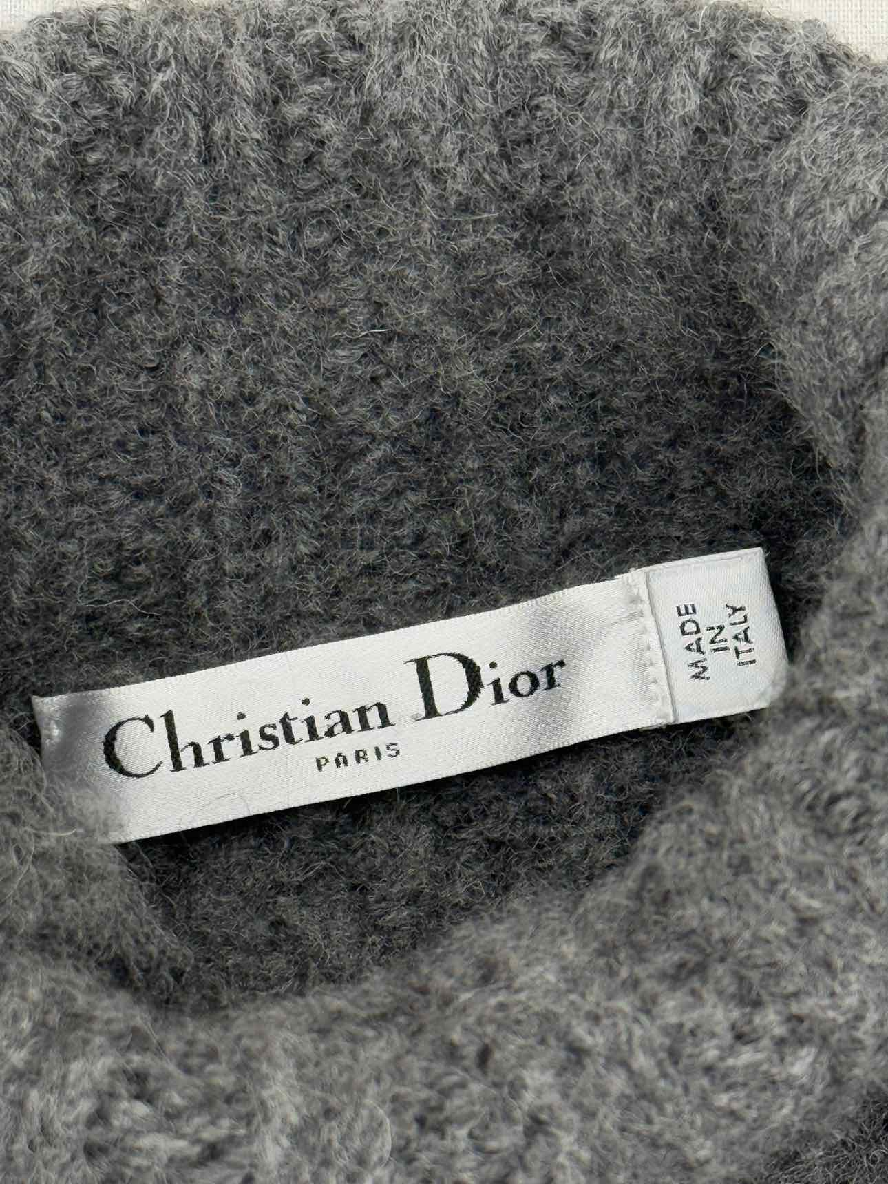CHRISTIAN DIOR Grey Size US 4 Sweater