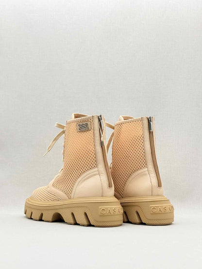 CASADEI Chunky Beige Size EU 39.5 Ankle Boots