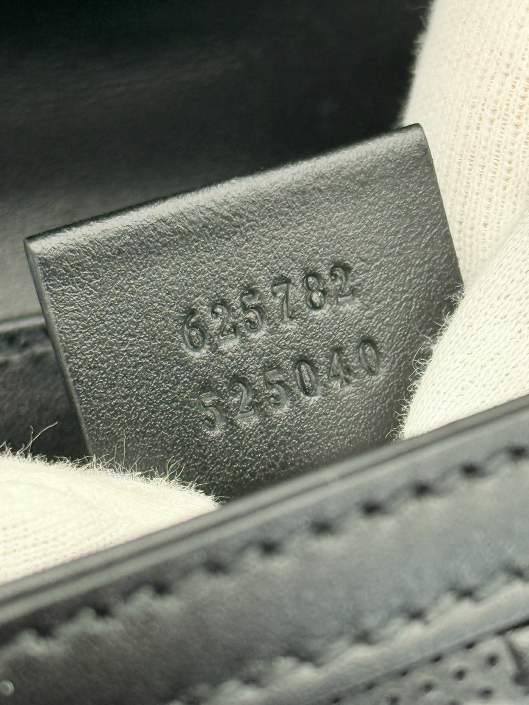 GUCCI Black GG Embossed Crossbody