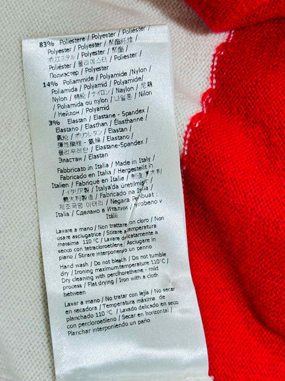 FENDI Red & White Harlequin Size US 8 Outfit Set