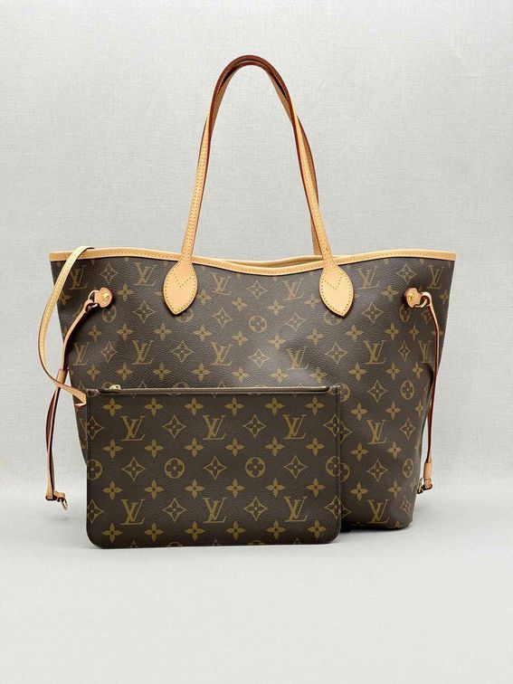 LOUIS VUITTON Neverfull Brown Monogram Tote Bag