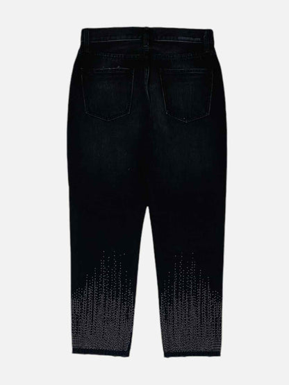 CURRENT ELLIOTT Black Boyfriend Jeans