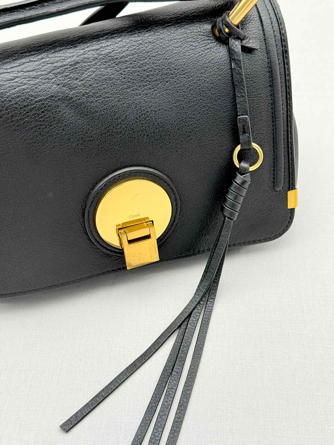 CHLOE Indy Black Shoulder Bag