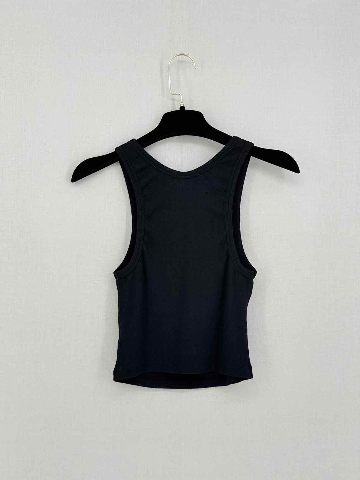 COTTON CITIZEN Verona Black Ribbed Size XSmall Top
