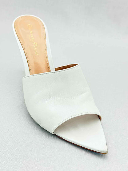 GIANVITO ROSSI White Size EU 38.5 Heeled Sandals