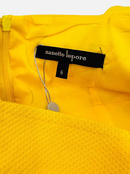 NANETTE LEPORE Dulce Yellow Mini Dress