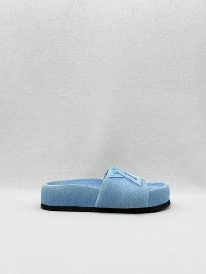 VIC MATIE Denim Blue Size EU 38 Slides
