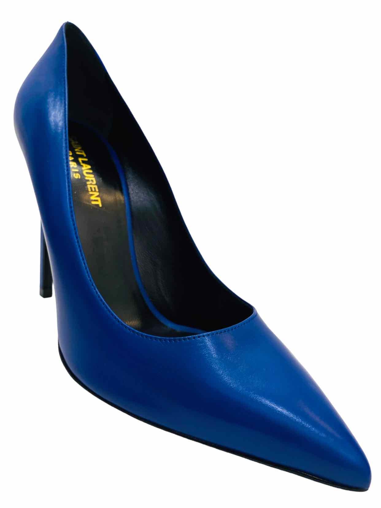 SAINT LAURENT Instinct Blue Pumps 39