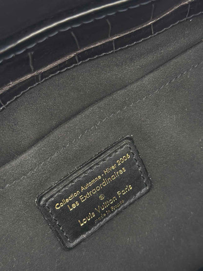 LOUIS VUITTON Limited Edition Brown & Black Top Handle