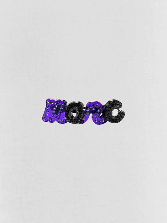 MARC BY MARC JACOBS Purple & Black Hair Clip