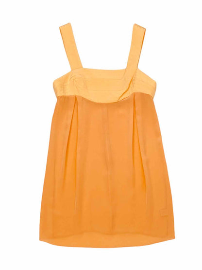 ANNE LEMAN Orange Size US 8 Short Dress