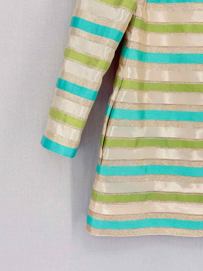 PAUL & JOE Gold Multicolor Size US 4 Short Dress