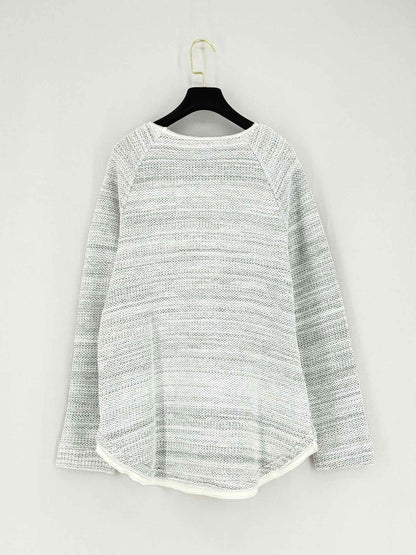 VINCE Black & White Size Large Sweatshirt