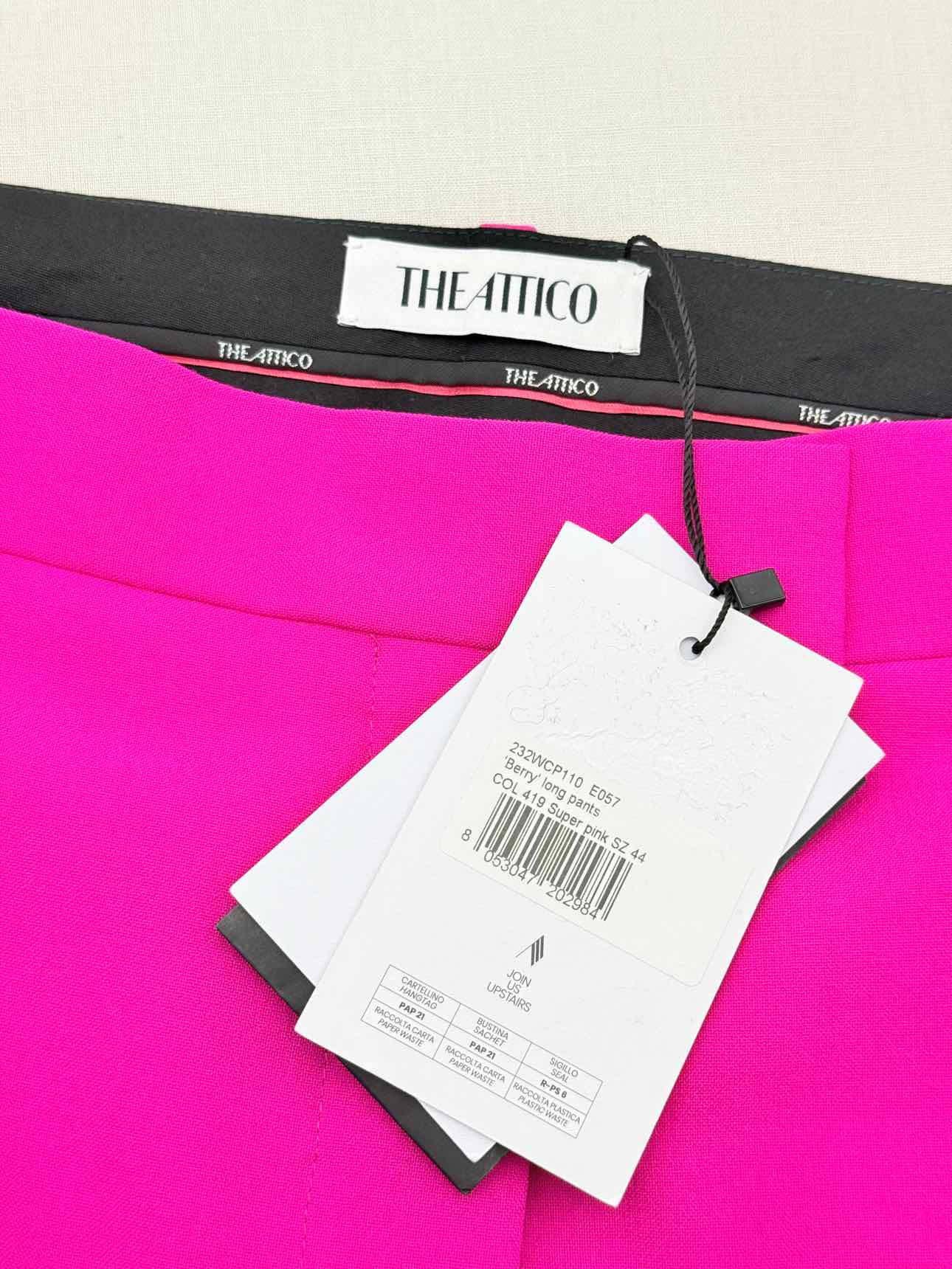 THE ATTICO Berry Pink Size US 8 Pants