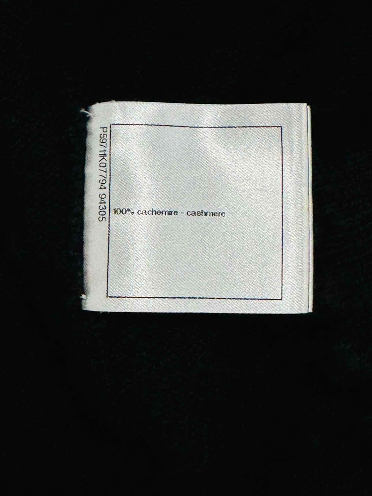 CHANEL Scalloped Black Size US 2 Jumper