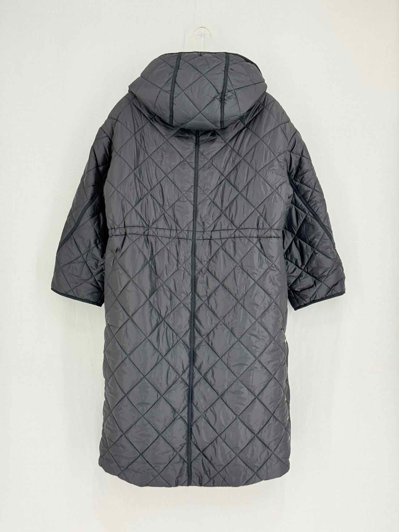 MAJE Black Quilted Size XSmall Coat