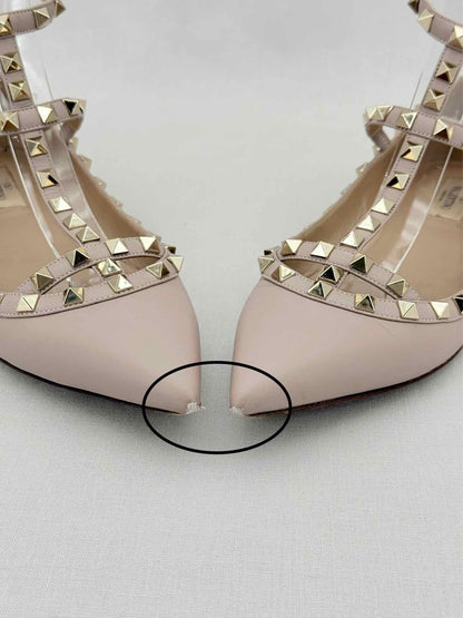 VALENTINO Rockstud Powder Pink Size EU 39 Flats
